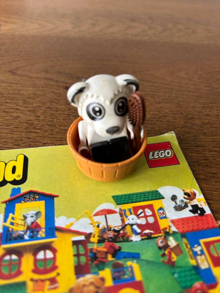 Lego Fabuland hondje met borstel en instructieboekje, Ophalen, Gebruikt, Overige thema's, Lego