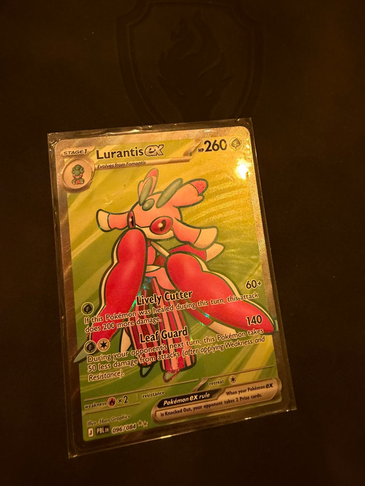 Pokemon lurantis ex, Ophalen, Zo goed als nieuw