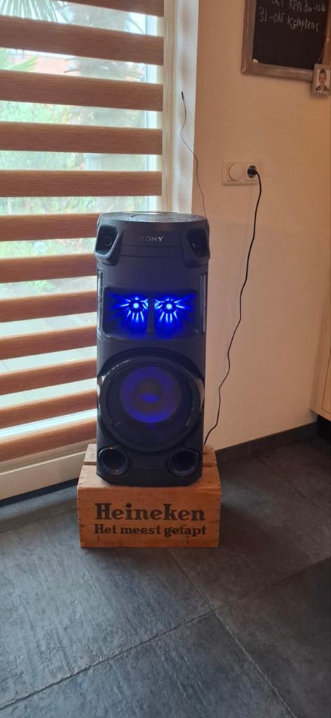 Sony mhc v43d bluetooth party speaker met microfoons, Audio, Tv en Foto, Luidsprekers, Ophalen, Overige typen, Zo goed als nieuw