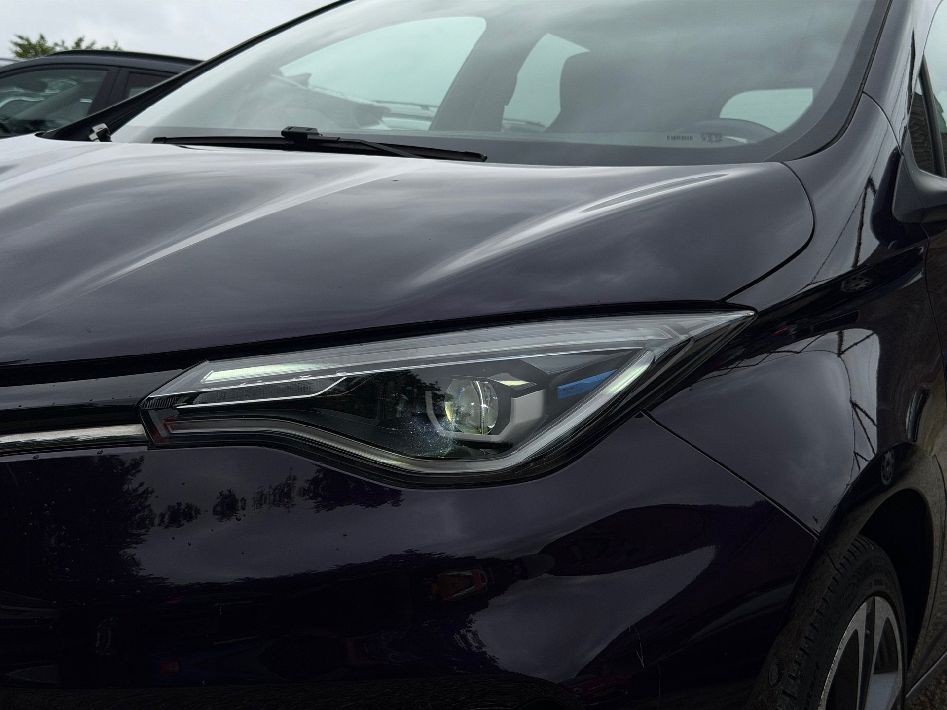Renault ZOE R135 Edition One 52 kWh Koop Accu Grote Scherm L, 136 pk, Overige kleuren, Leder en Stof, Grijs