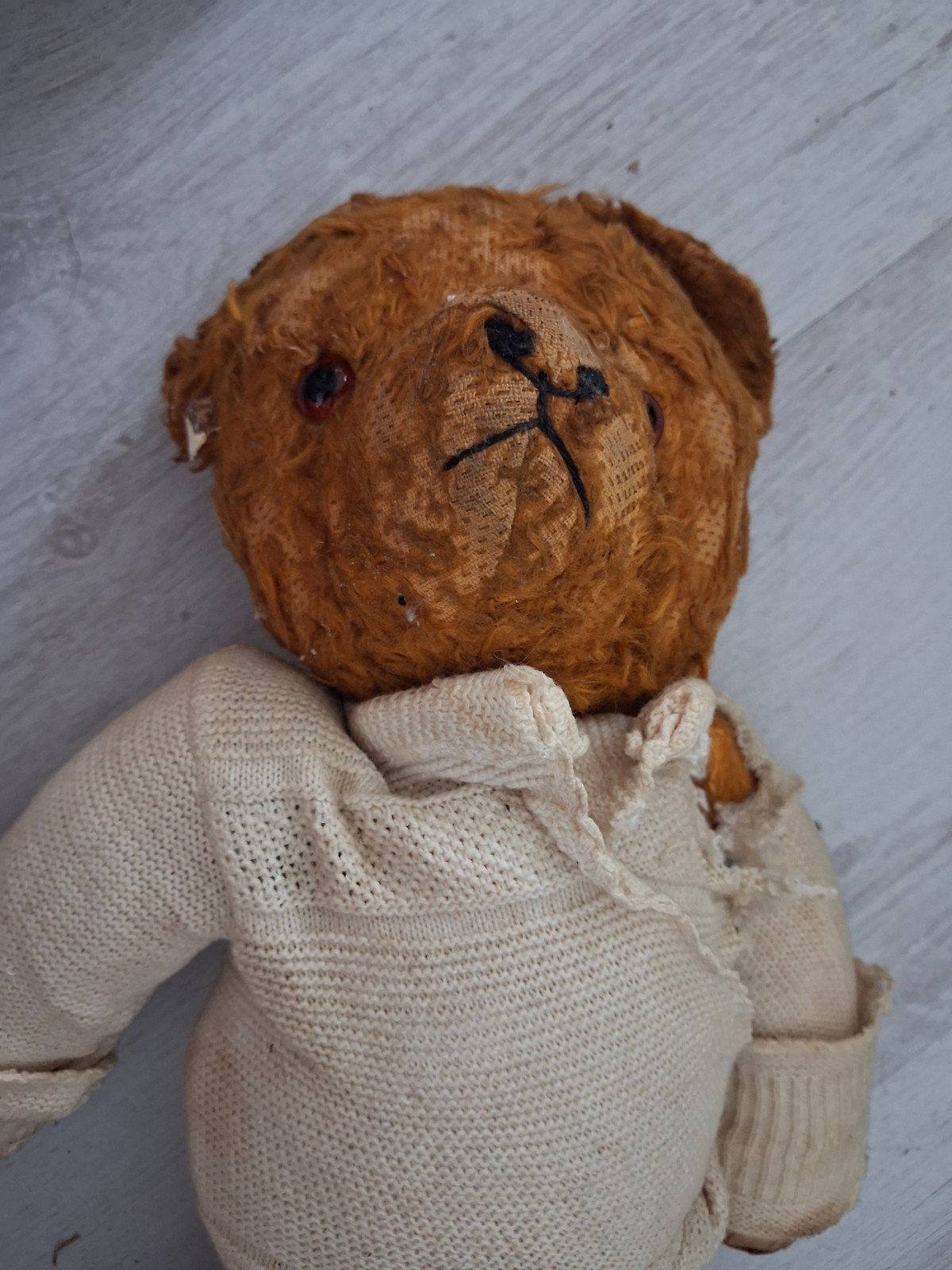 Oude teddybeer - Vintage knuffelbeer, Verzamelen, Ophalen of Verzenden, Gebruikt