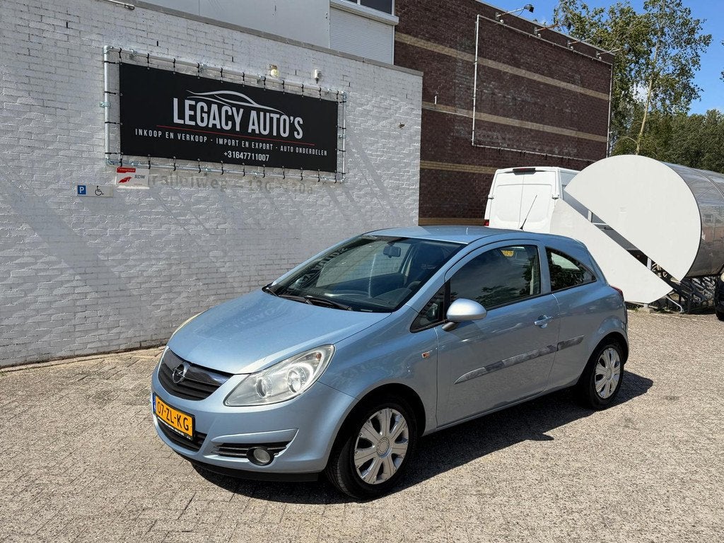 Opel Corsa 1.2-16V Enjoy - APK 03/2027 - CRUISE C - RIJDT &, Voorwielaandrijving, Zwart, Blauw, 1229 cc