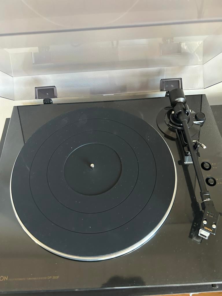 Denon DP-300F Volautomatische Platenspeler Zwart, Ophalen of Verzenden, Zo goed als nieuw, Platenspeler, Automatisch