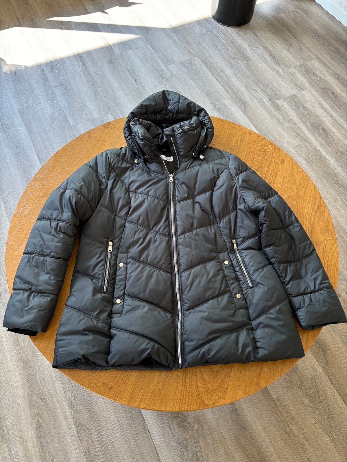 Te koop mooie bomont jas maat 46, Ophalen of Verzenden, Zo goed als nieuw, Maat 46/48 (XL) of groter, Grijs