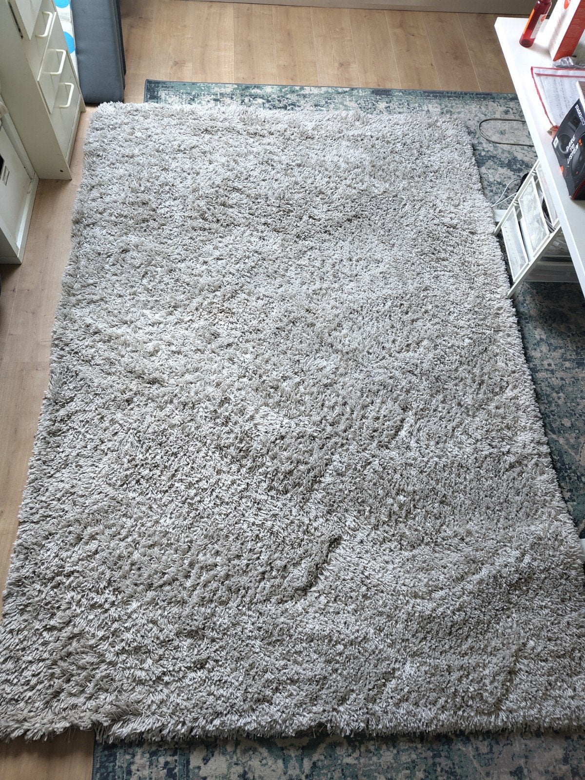 Beige hoogpolig tapijt - sfeervol en zacht (230x160), Ophalen, Beige, 150 tot 200 cm, 200 cm of meer