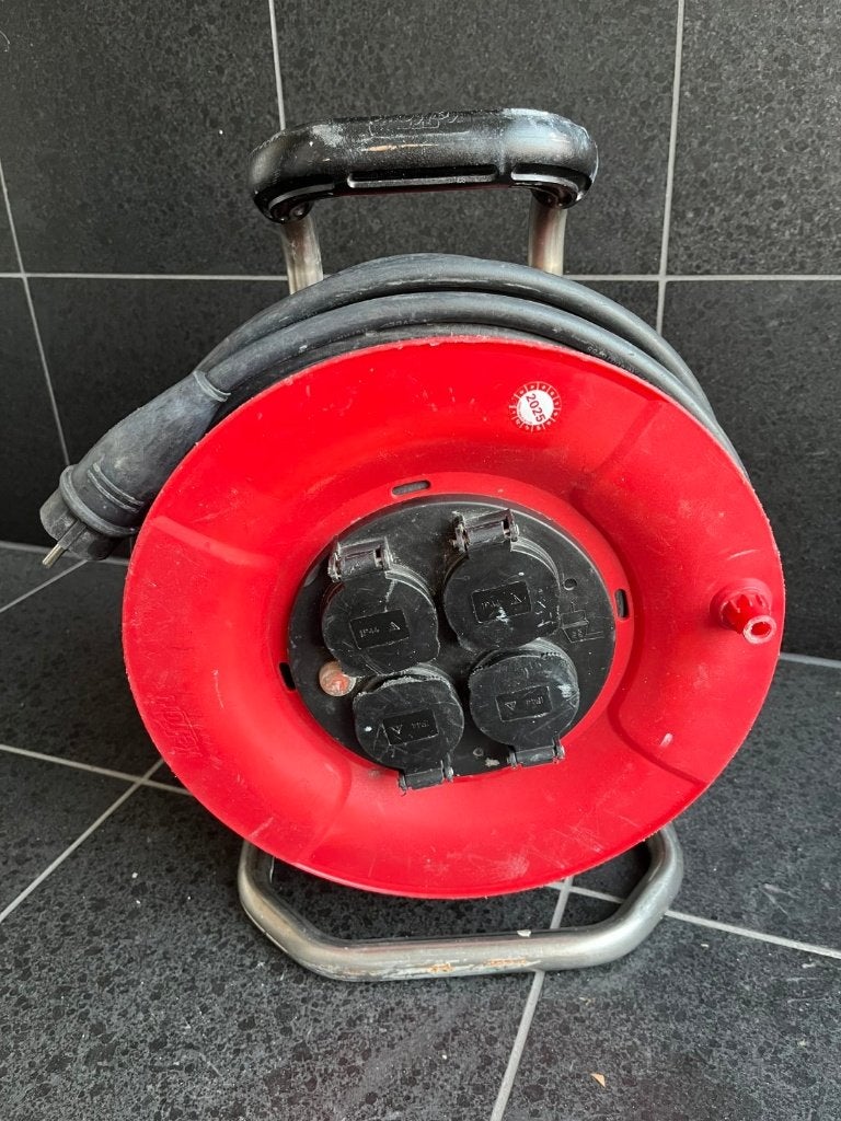 Kelfort Kabelhaspel 40M 3X2,5, Ophalen, Gebruikt, Overige merken, Kabelhaspel