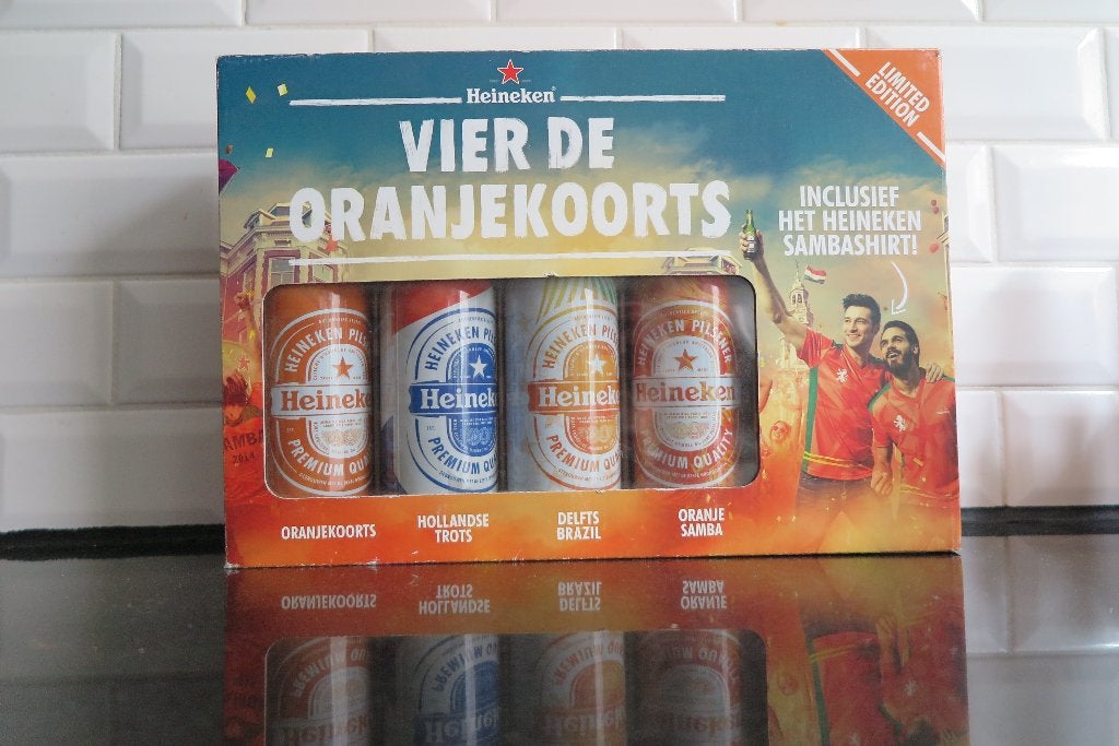 wk bierflesjes, Ophalen of Verzenden, Nieuw, Kleding, Heineken