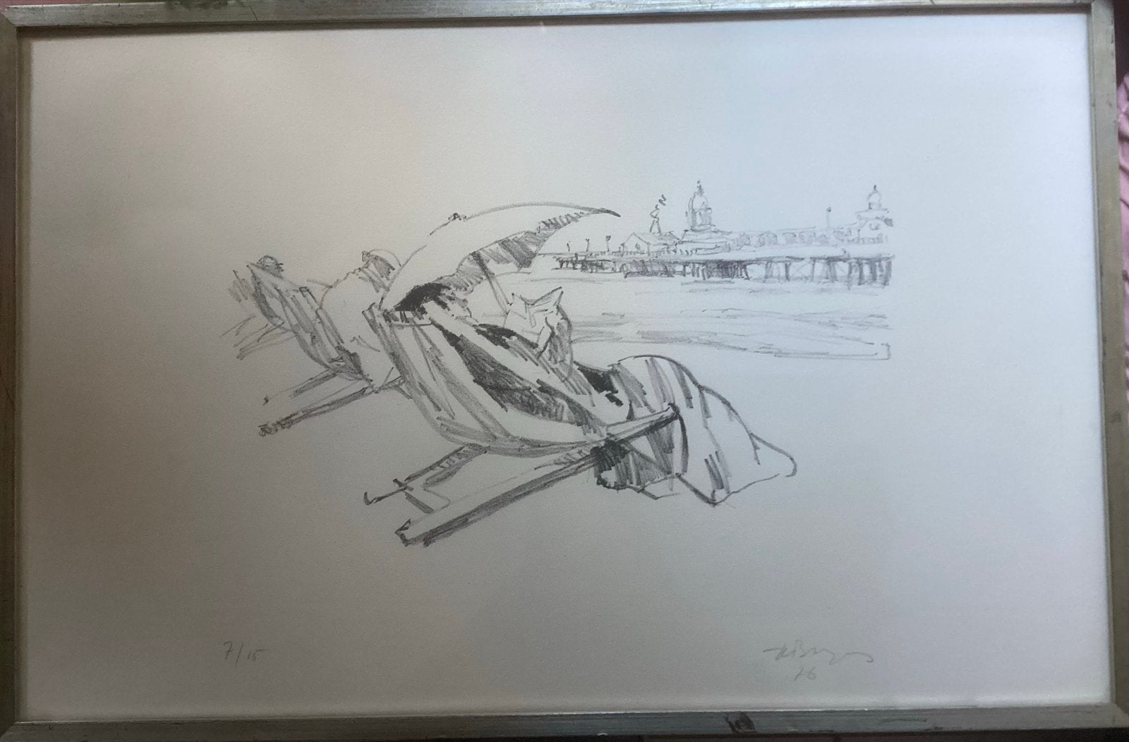 Hans Bayens (1924-2003) originele ets 1976