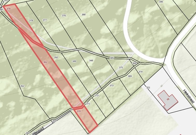 Bosgrond Meerssen(LB) te koop (1.335m2) Subsidie en kamperen, Meerssen, Verkoop zonder makelaar, 1000 tot 1500 m²