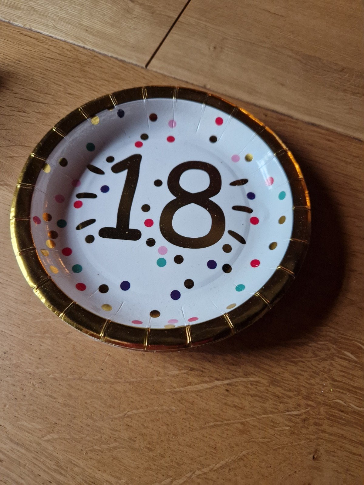 GEBAKSBORDJES 🎈 18 JAAR, Ophalen of Verzenden, Nieuw, Versiering, Verjaardag