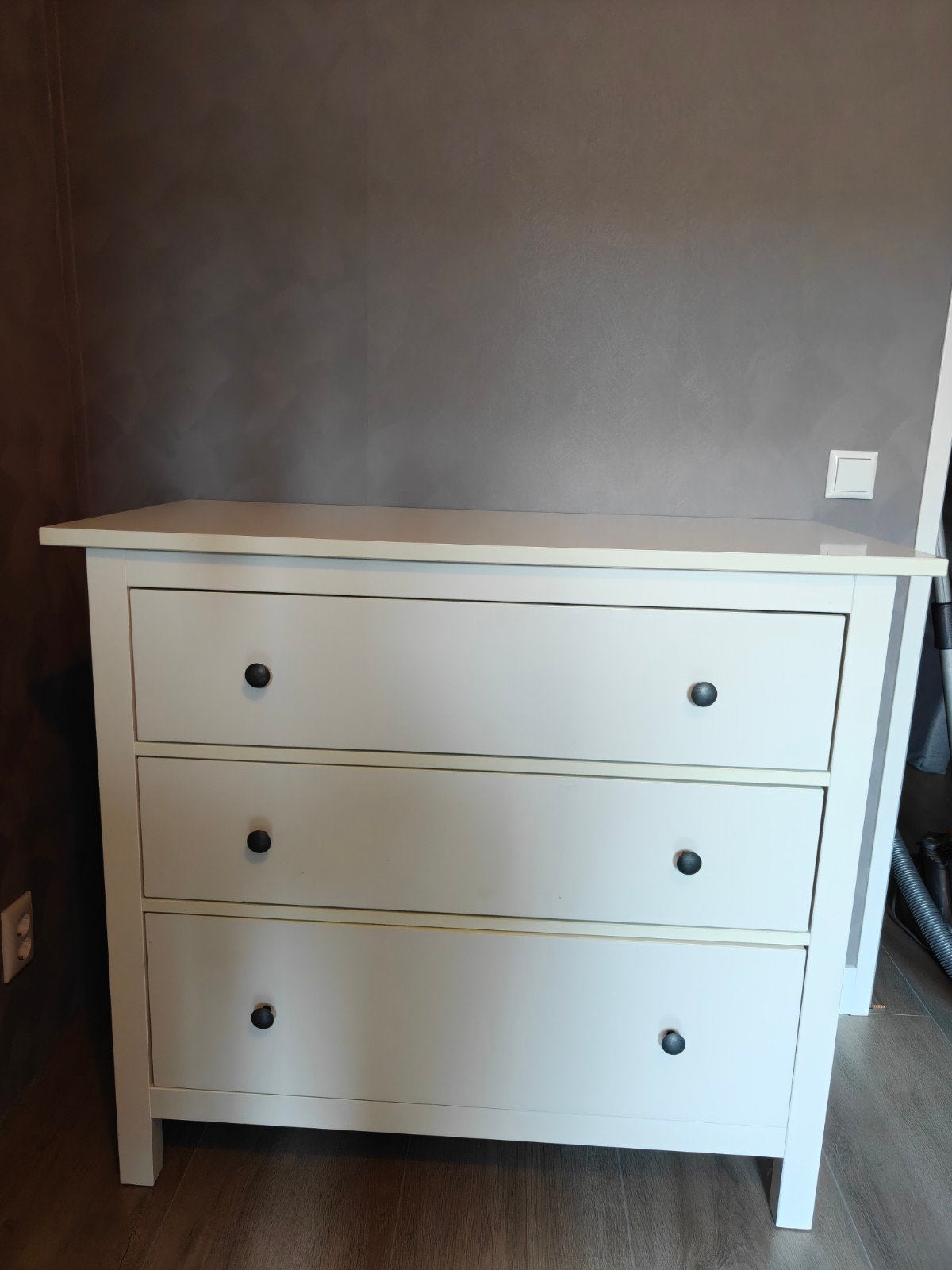 IKEA Hemnes ladekast wit - 3 lades (110x50x96 cm), Ophalen, Gebruikt, 100 tot 150 cm, 100 tot 150 cm