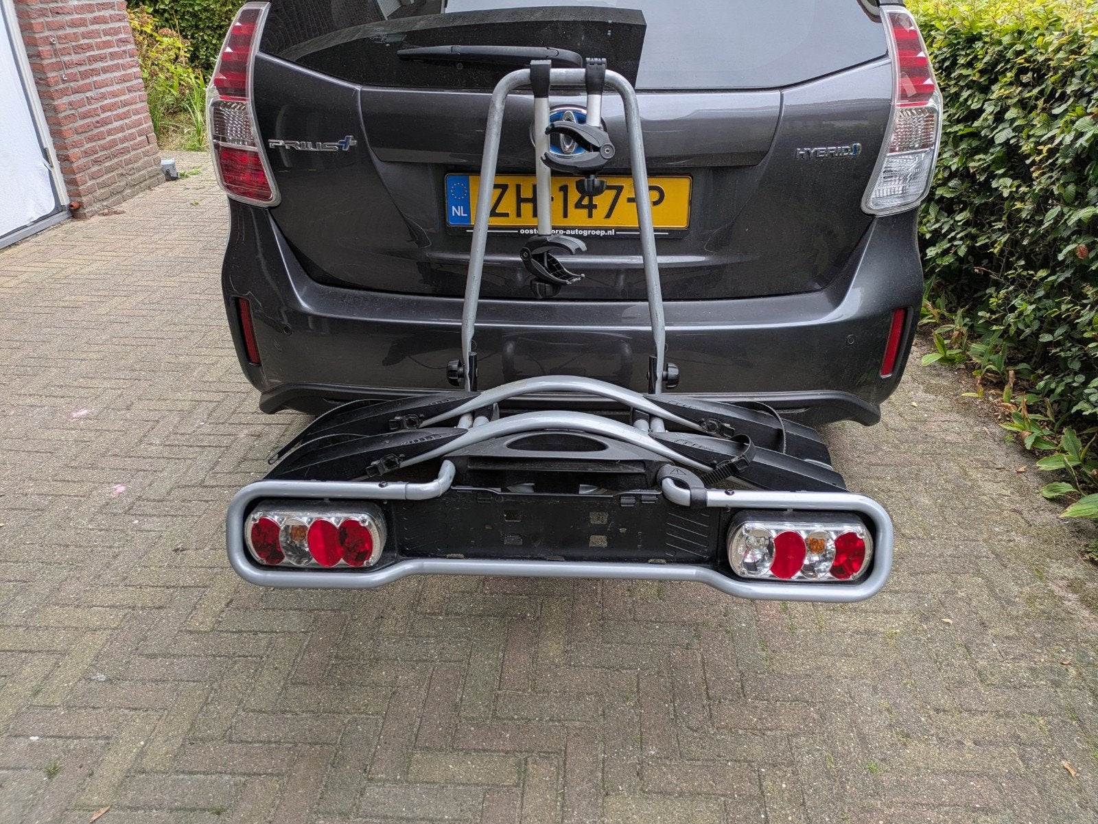 Thule Euroclick G2 fietsendrager voor 2 fietsen, kantelbaar, Ophalen, 2 fietsen, Gebruikt, Trekhaakdrager