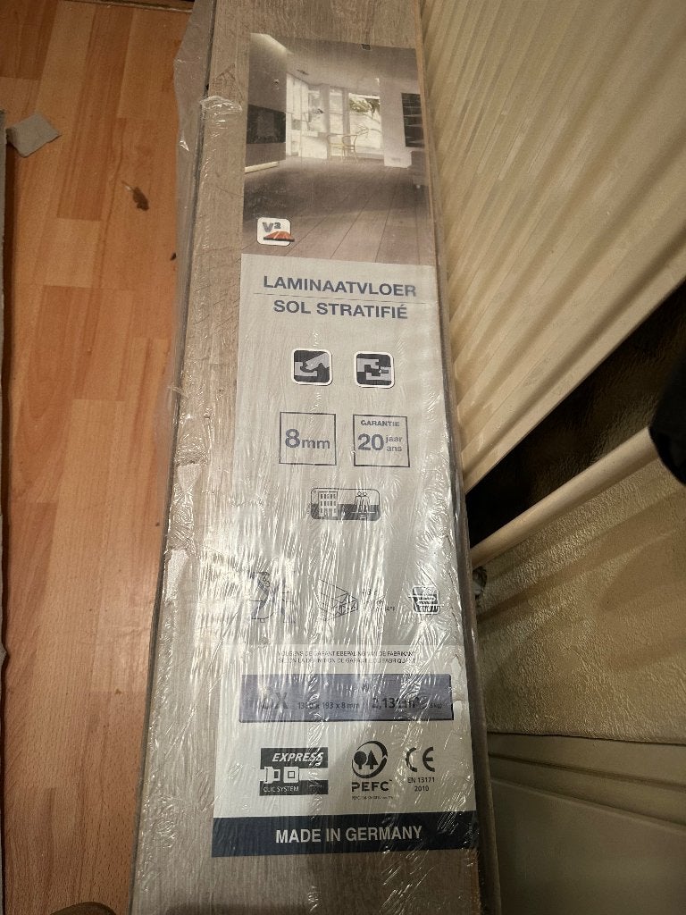 Laminaat,nieuw, Ophalen, 50 tot 150 cm, Nieuw, 5 tot 10 m²