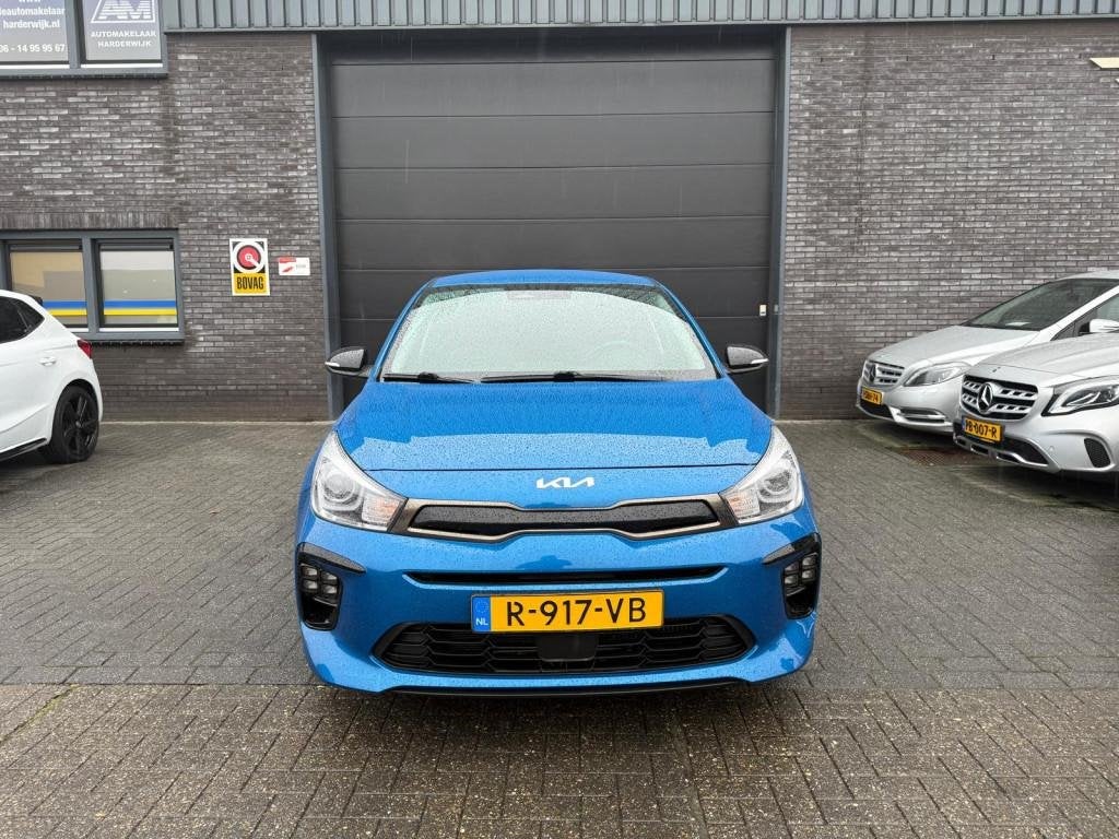 Kia Rio 1.0 T-GDi MHEV GT-Line | 1E EIGENAAR | 3/6/12MND GAR, Auto's, Voorwielaandrijving, Gebruikt, Euro 6, Blauw