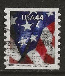 USA 8, vlag, Verzenden, Gestempeld, Noord-Amerika