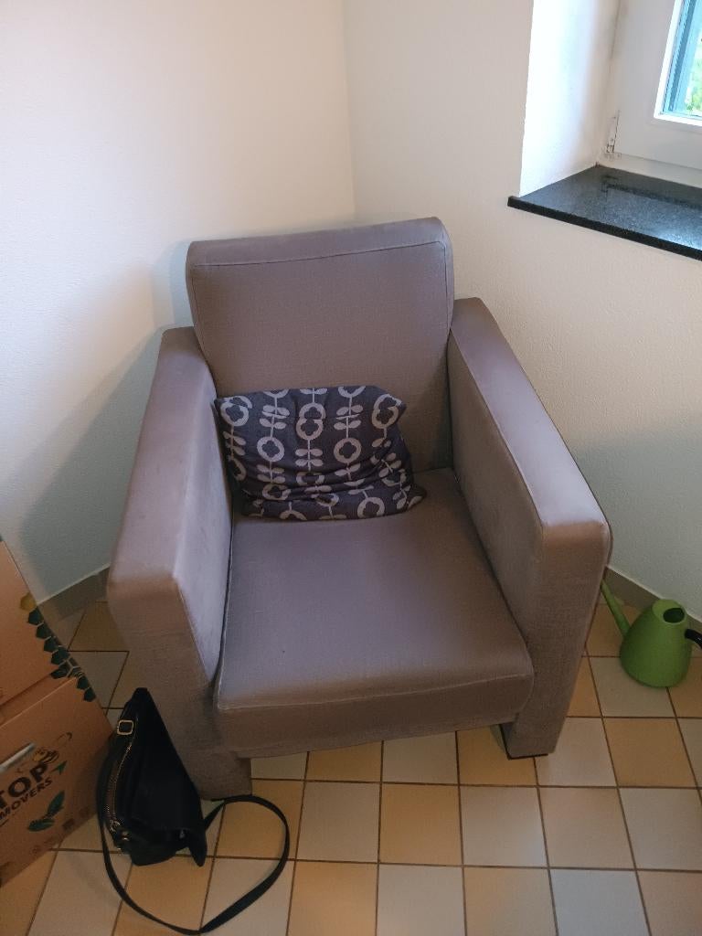 fauteuil, Ophalen, Gebruikt, 75 tot 100 cm, Stof