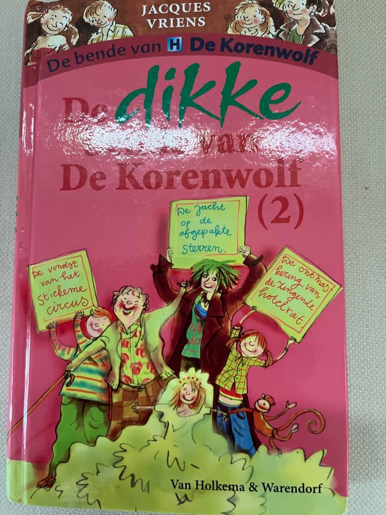 De Dikke van De Korenwolf (2) - Jacques Vriens, Ophalen of Verzenden, Gelezen, Fictie algemeen
