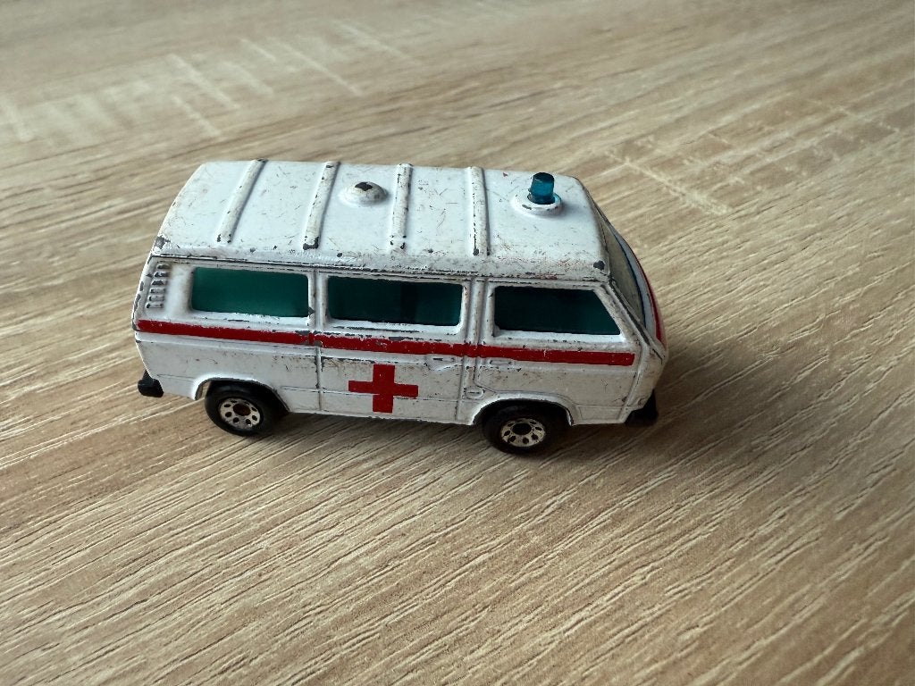 EHBO Matchbox volkswagen transporter 1997, Ophalen of Verzenden, Gebruikt, Auto