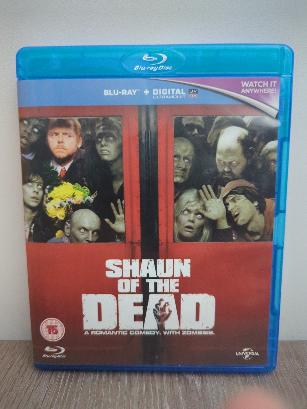Shaun of the Dead Blu-ray - Romantische Zombie Komedie, Ophalen of Verzenden
