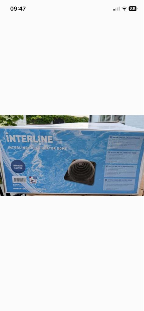 Interline Solar Heater Dome Zwembadverwarming, Ophalen of Verzenden, Zo goed als nieuw, Verwarming