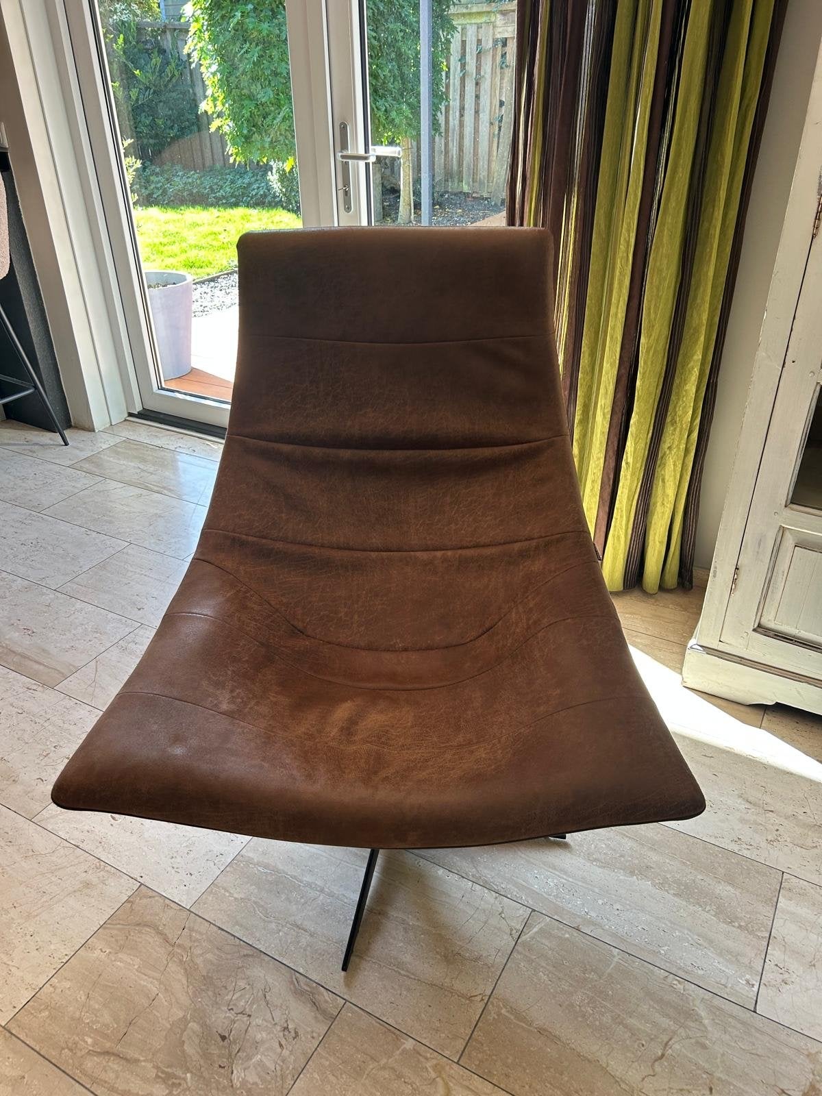Comfortabele bruine fauteuil, Gebruikt, Bruin, Ophalen of Verzenden, Eén