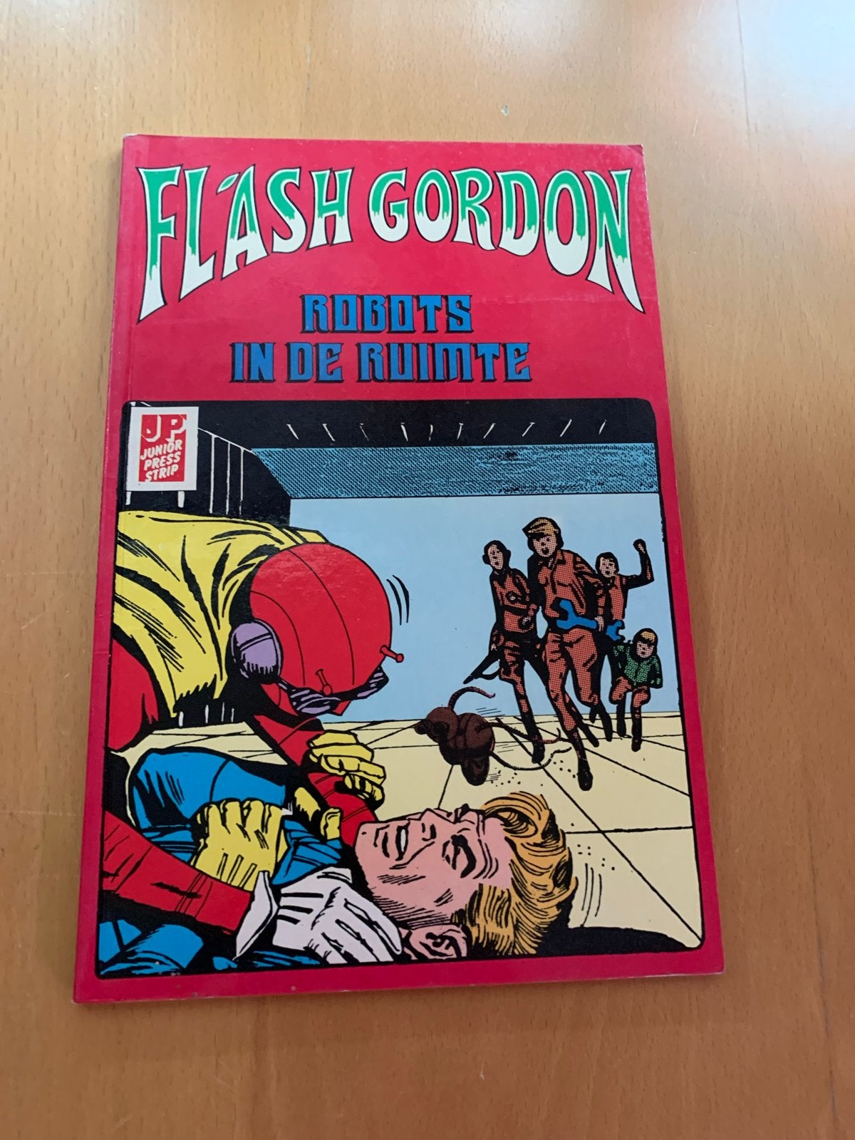Flash Gordon: Robots in de Ruimte (Junior Press Strip), Boeken, Stripboeken, Eén stripboek, Ophalen of Verzenden, Gelezen