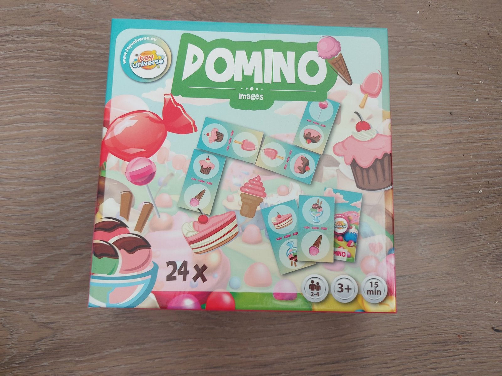 Ijsjes/taart domino, Ophalen of Verzenden, Gebruikt