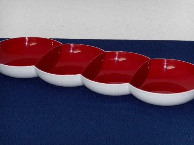Tupperware Allegra Tapasschaal Rood, Overige typen, Nieuw, Ophalen of Verzenden, Vaatwasserbestendig
