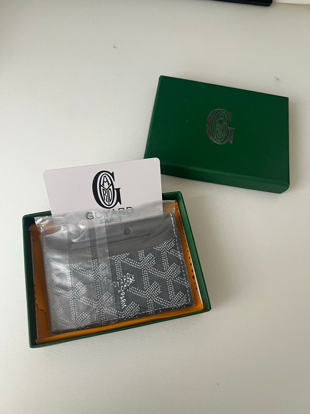 Goyard Saint Sulpice Kaarthouder Zwart/Grijs, Overige merken, Verzenden, Nieuw, Grijs