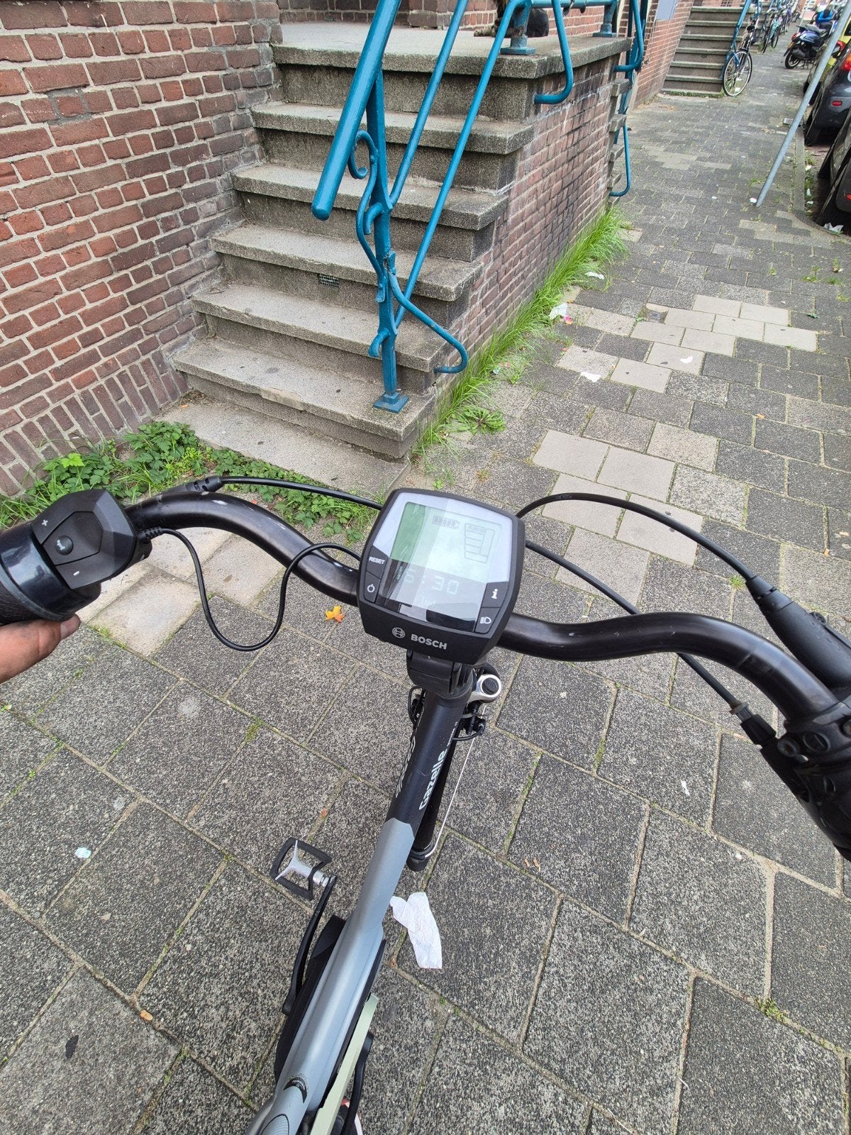 Gazelle Grenoble C7 elektrische damesfiets met Bosch middenm, Ophalen, Gebruikt, Gazelle