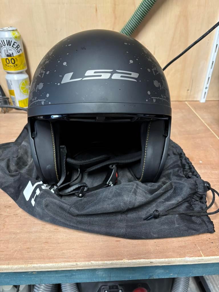 LS2 motorhelm, Motoren, Kleding | Motorhelmen, Ophalen, Tweedehands, Integraalhelm, Overige merken
