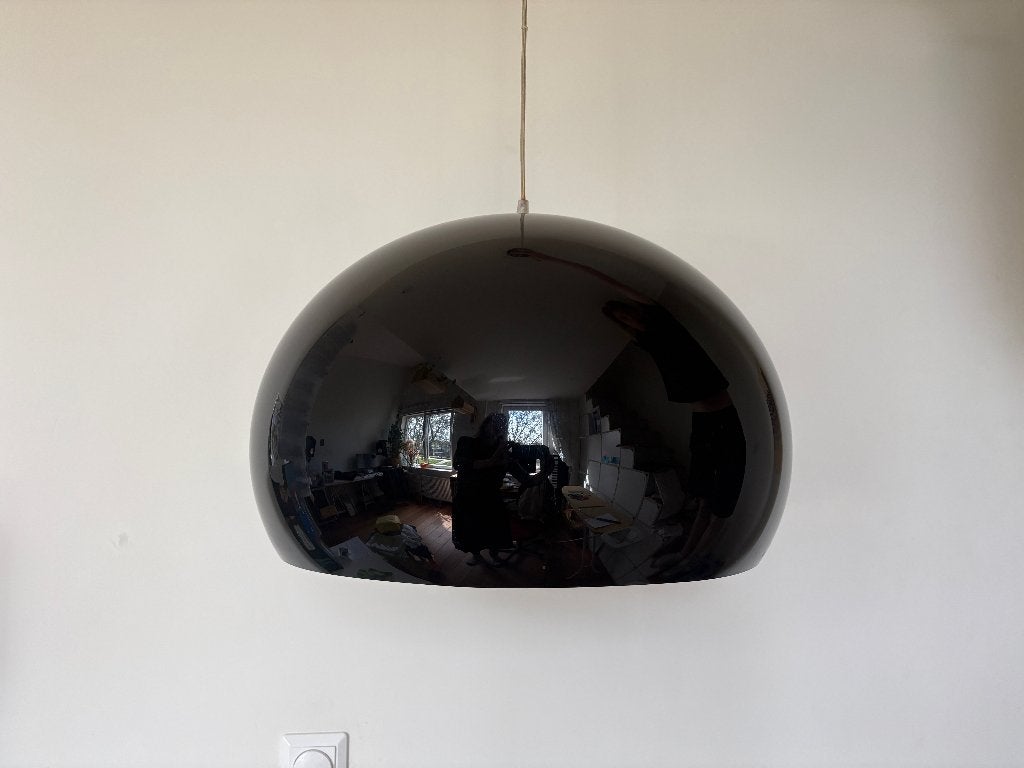 Zwarte Kartell FL/Y lamp, Ophalen, Zo goed als nieuw, Kunststof, Modern