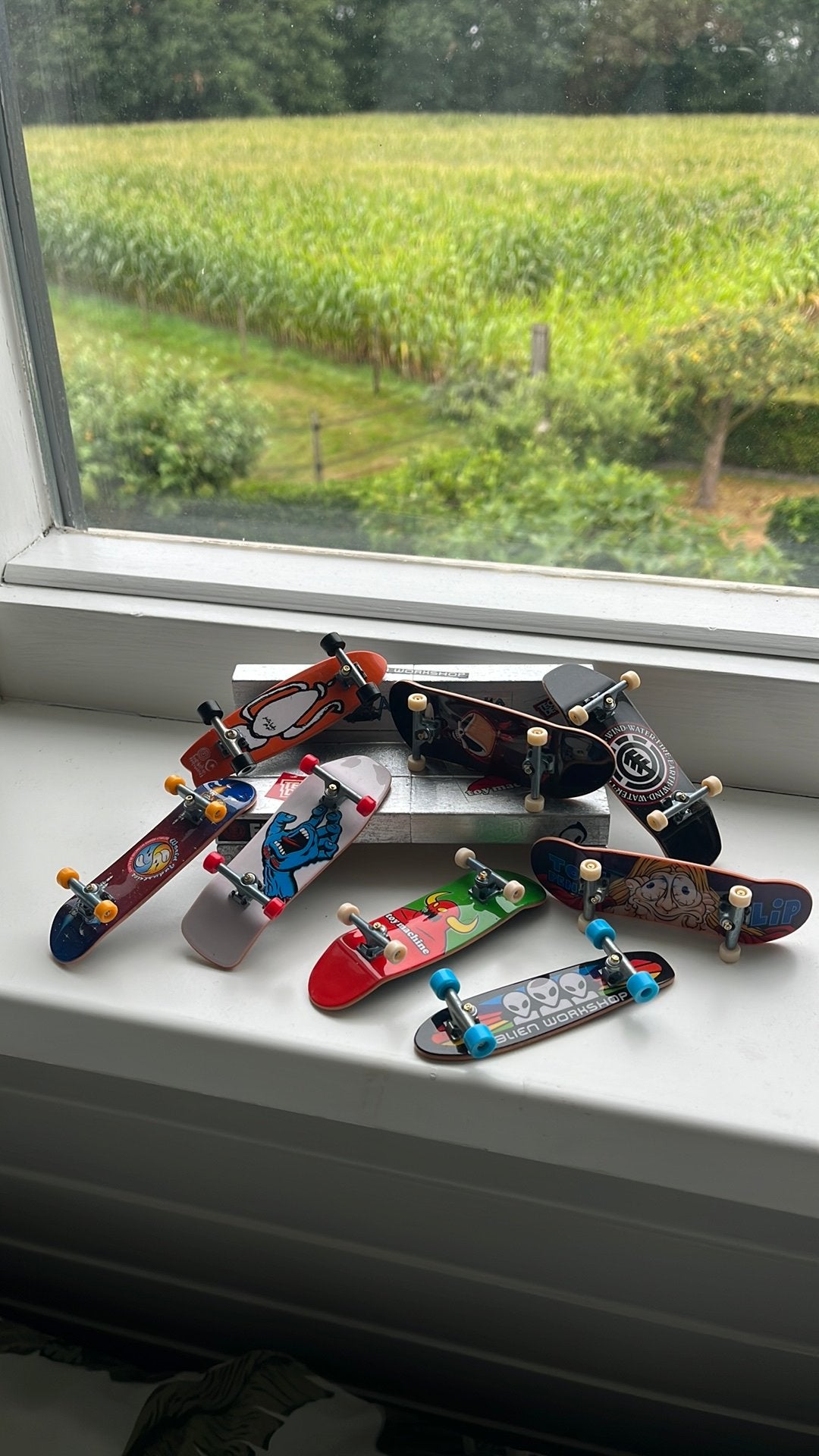 Vinger skateboard set incl opstakel, Ophalen of Verzenden, Zo goed als nieuw