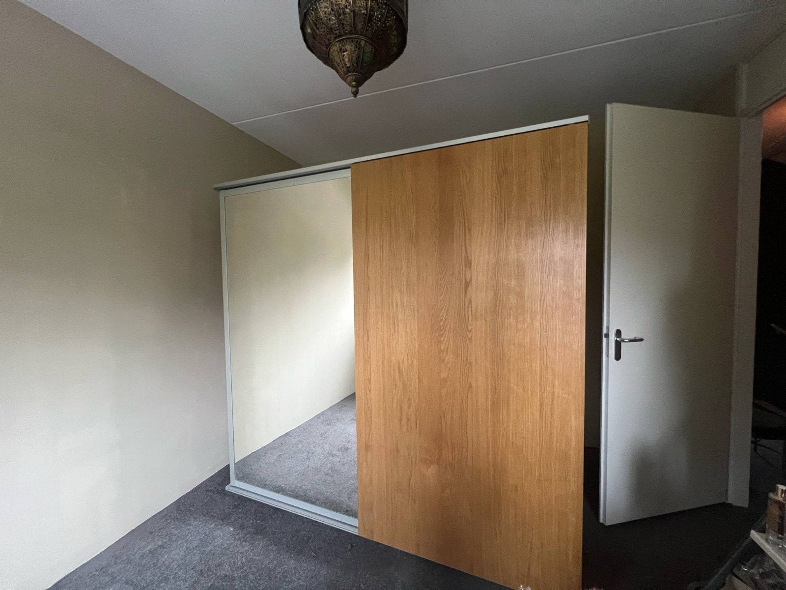 IKEA Pax Kast met Schuifdeuren en Spiegel, Modern, Scandinavisch, 200 cm of meer, 150 tot 200 cm, 50 tot 75 cm