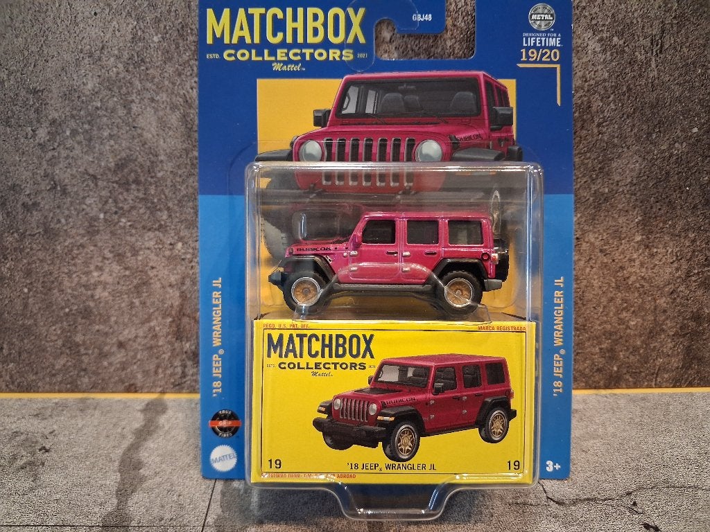 2018 Jeep Wrangler JL van Matchbox, Ophalen, Nieuw, Auto