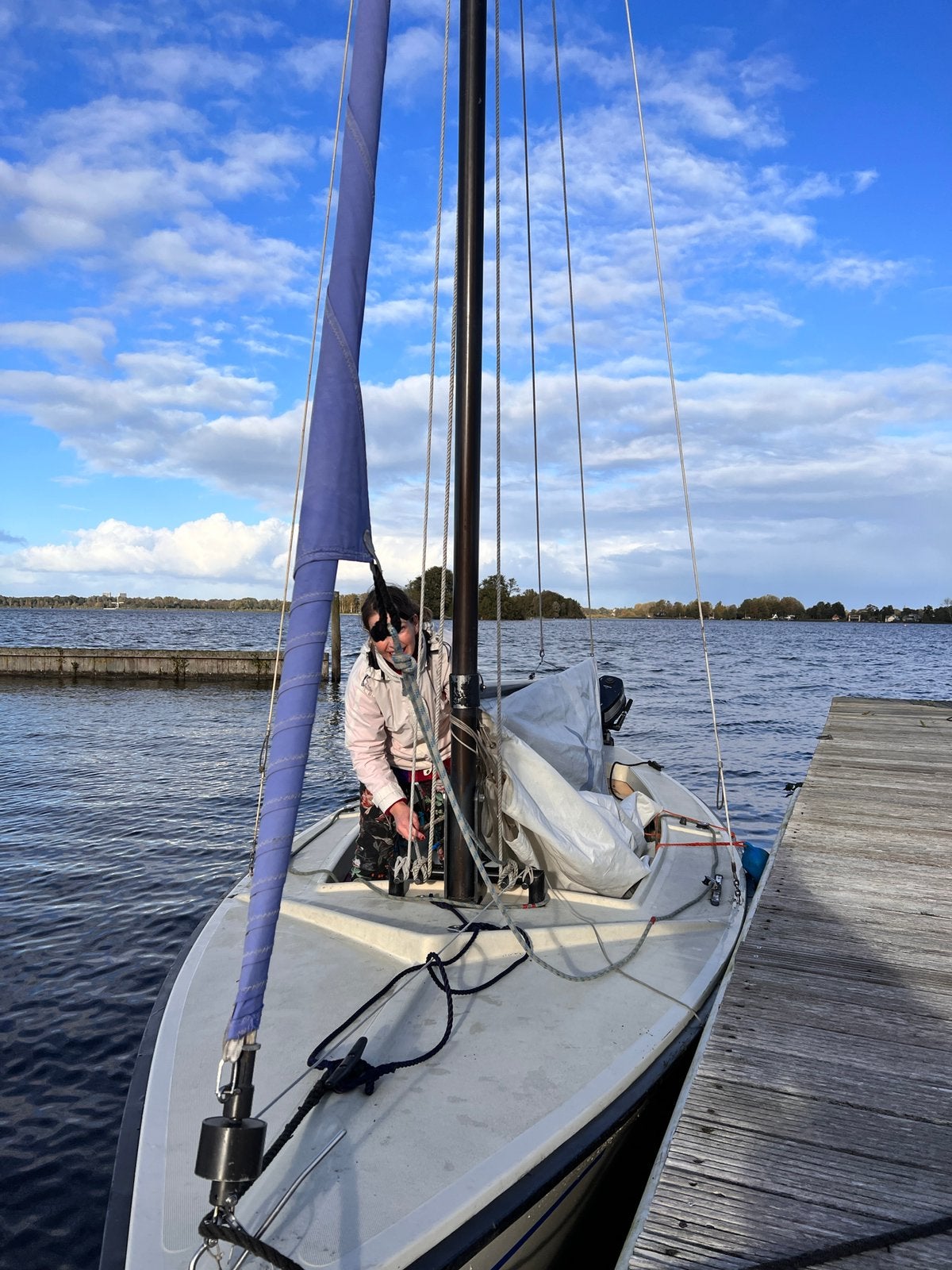 Ottenhome Polyvalk “Onze Boot”. Evt ligplek Paterswoldsemeer, Ophalen, 6 meter of meer, Gebruikt, Grootzeil