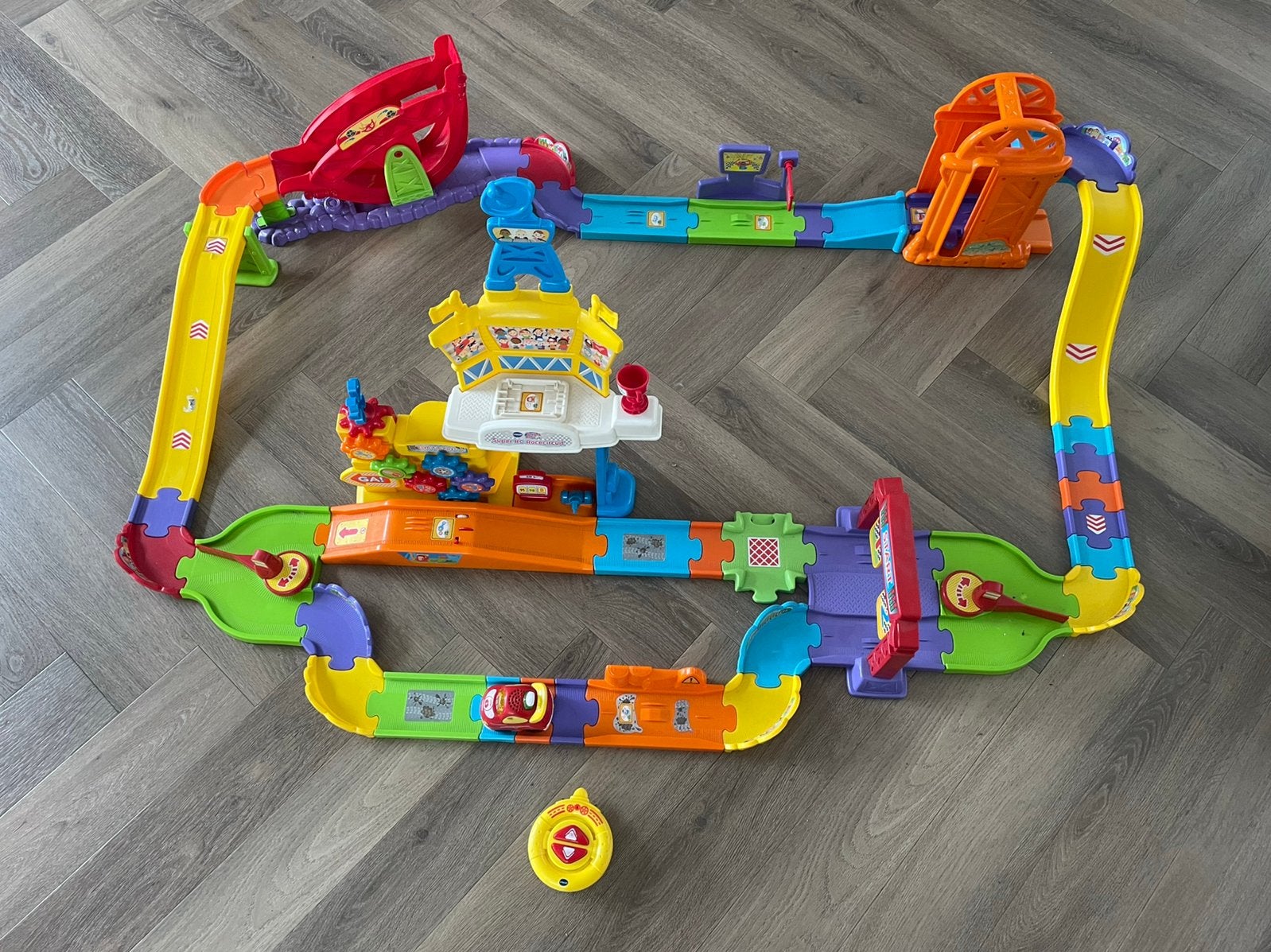 Vtech toet toet super racebaan/race circuit, Kinderen en Baby's, Speelgoed | Vtech, Ophalen