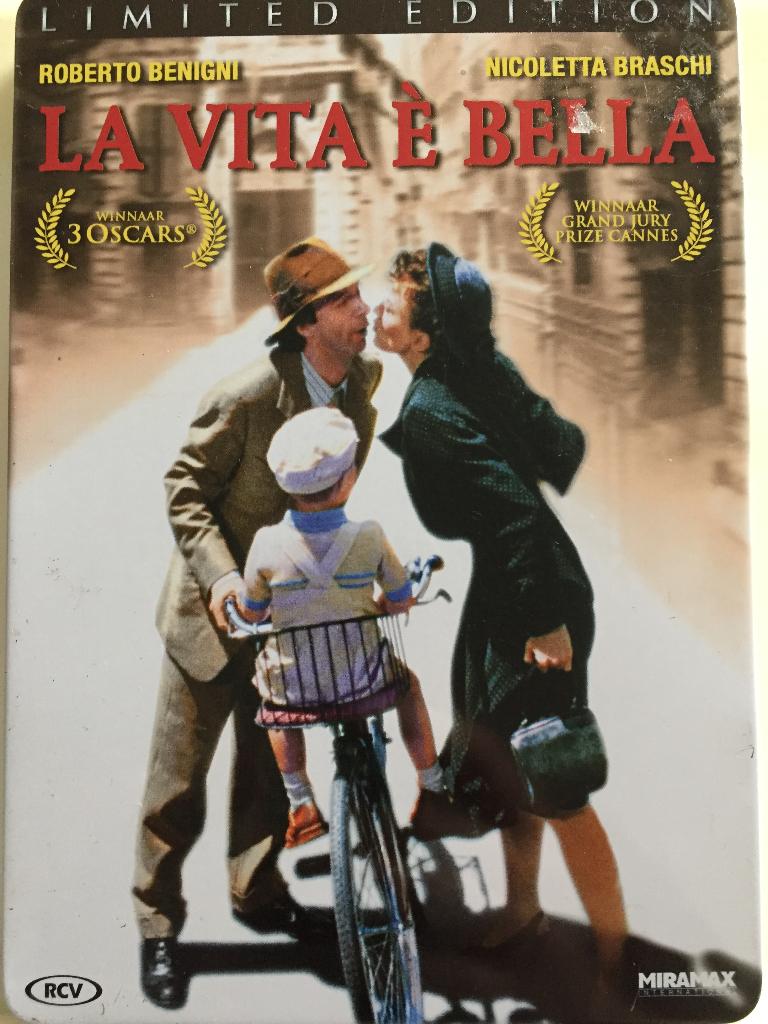 La Vita e Bella (steelcase), Cd's en Dvd's, Dvd's | Drama, Zo goed als nieuw, Alle leeftijden, Ophalen of Verzenden