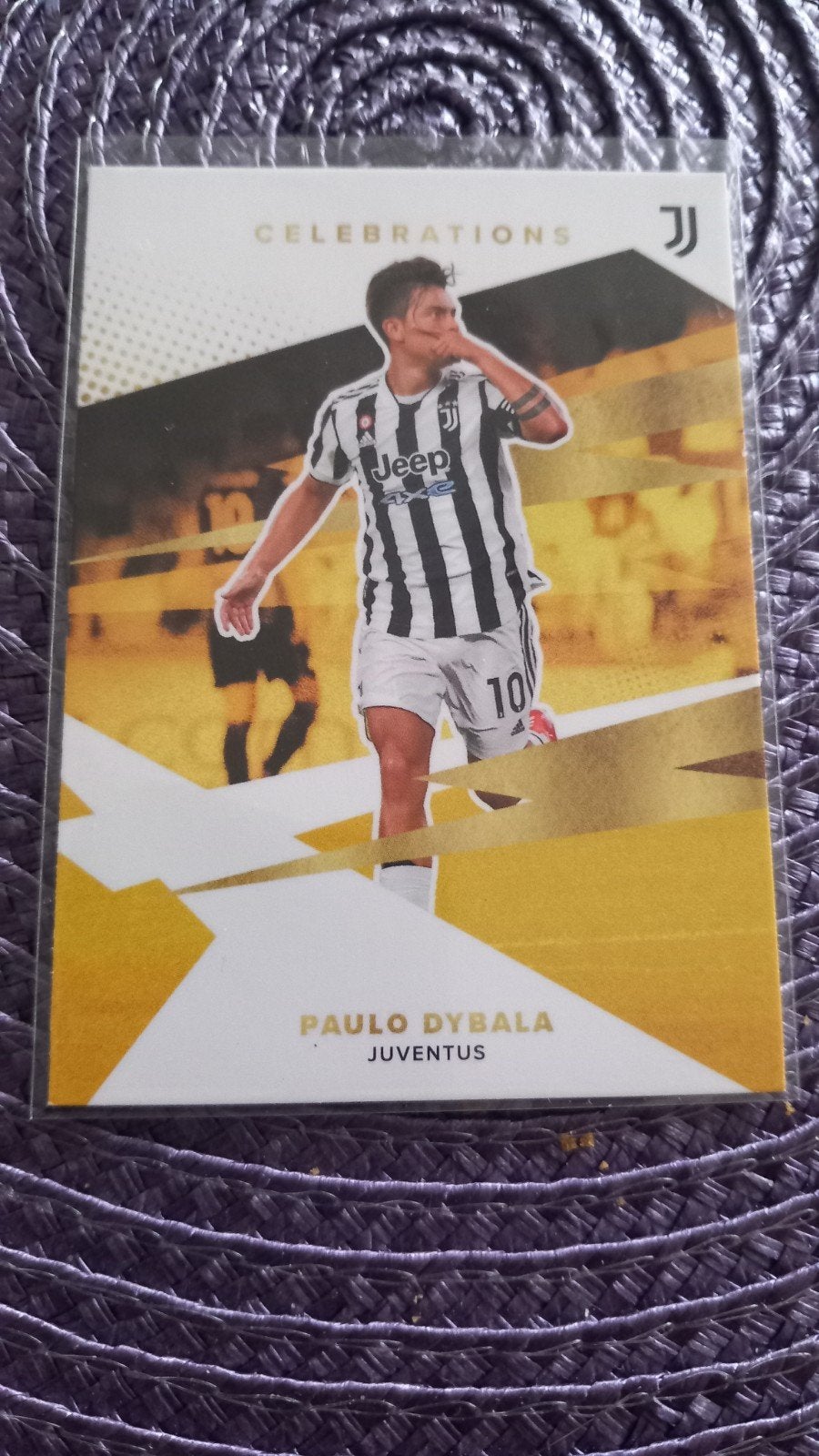 Paulo Dybala Topps Celebrations Voetbalkaart Juventus, Ophalen of Verzenden, Zo goed als nieuw, Buitenlandse clubs, Spelerskaart