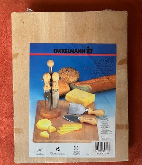 Kaasplanksetje, Hout, Snij-/serveerplank, Nieuw, Ophalen of Verzenden