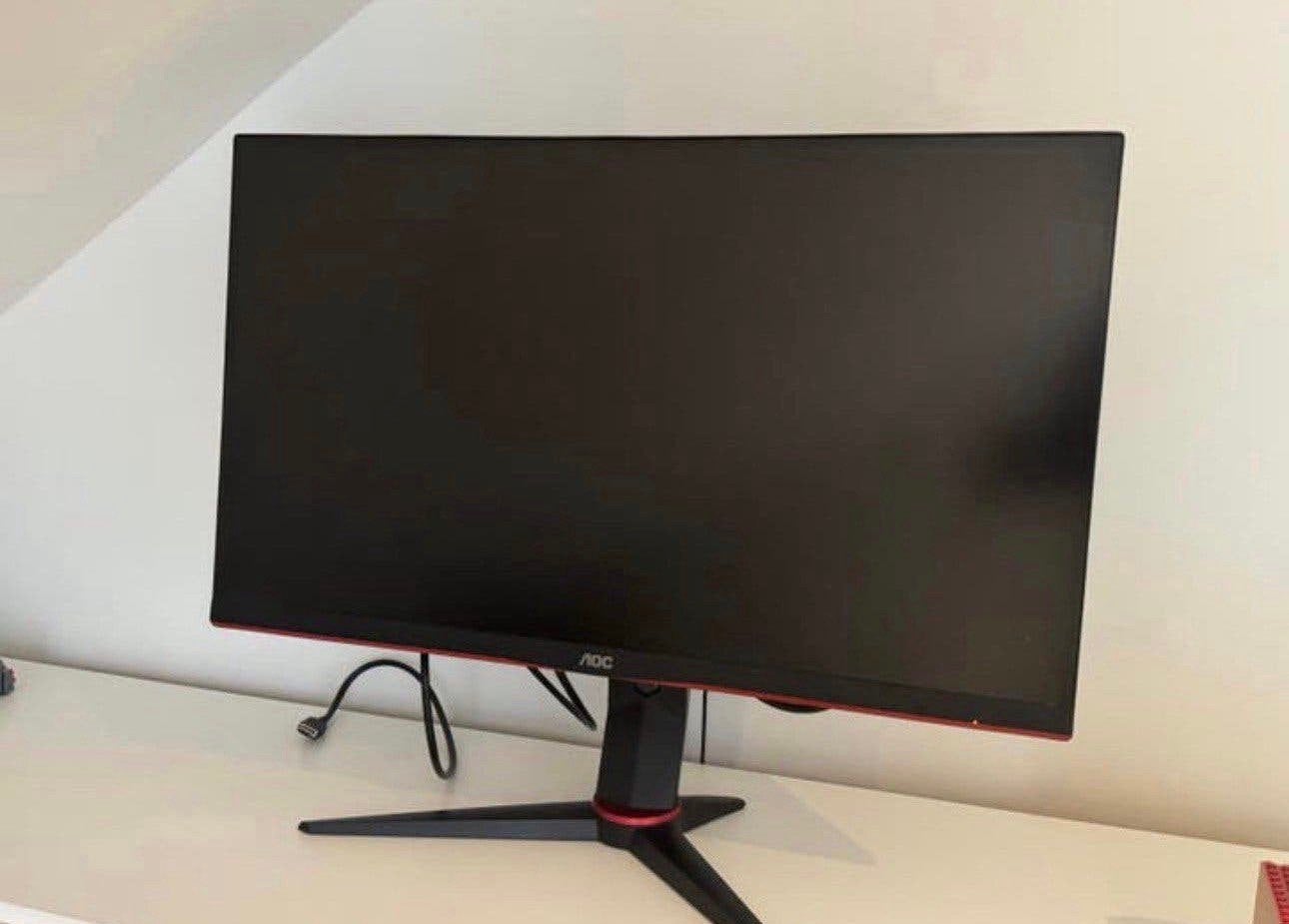 AOC Q27G2U/BK 27 inch gaming monitor, Computers en Software, HDMI, 101 t/m 150 Hz, VA, Zo goed als nieuw