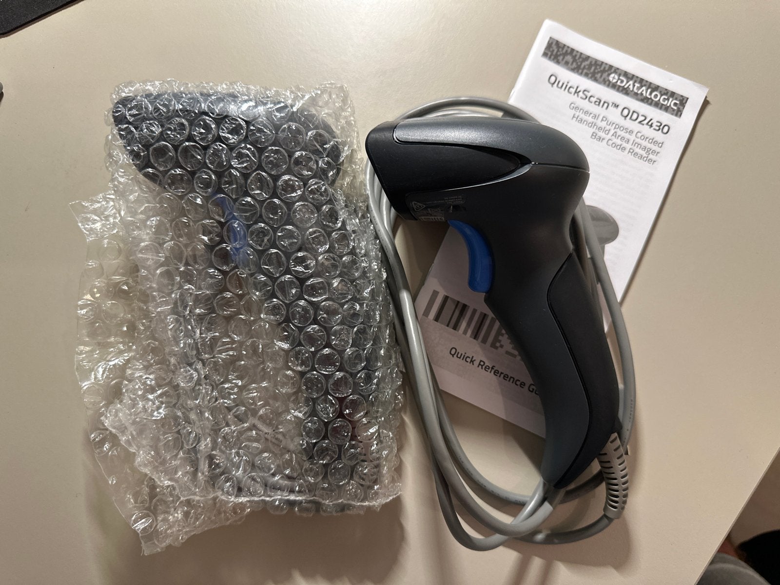 2x Datalogic QuickScan QD2430 Barcodescanner, Ophalen of Verzenden