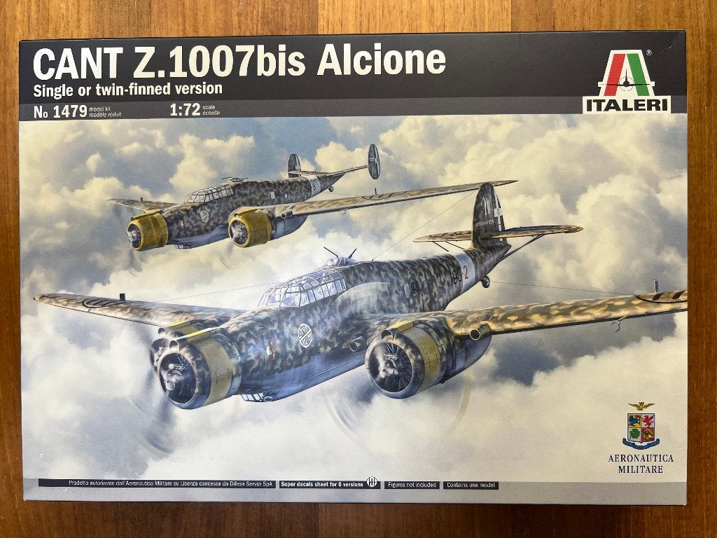 Italeri CANT Z.1007bis Alcione 1:72 bouwpakket - 1479, Hobby en Vrije tijd, Modelbouw | Vliegtuigen en Helikopters, 1:72 tot 1:144