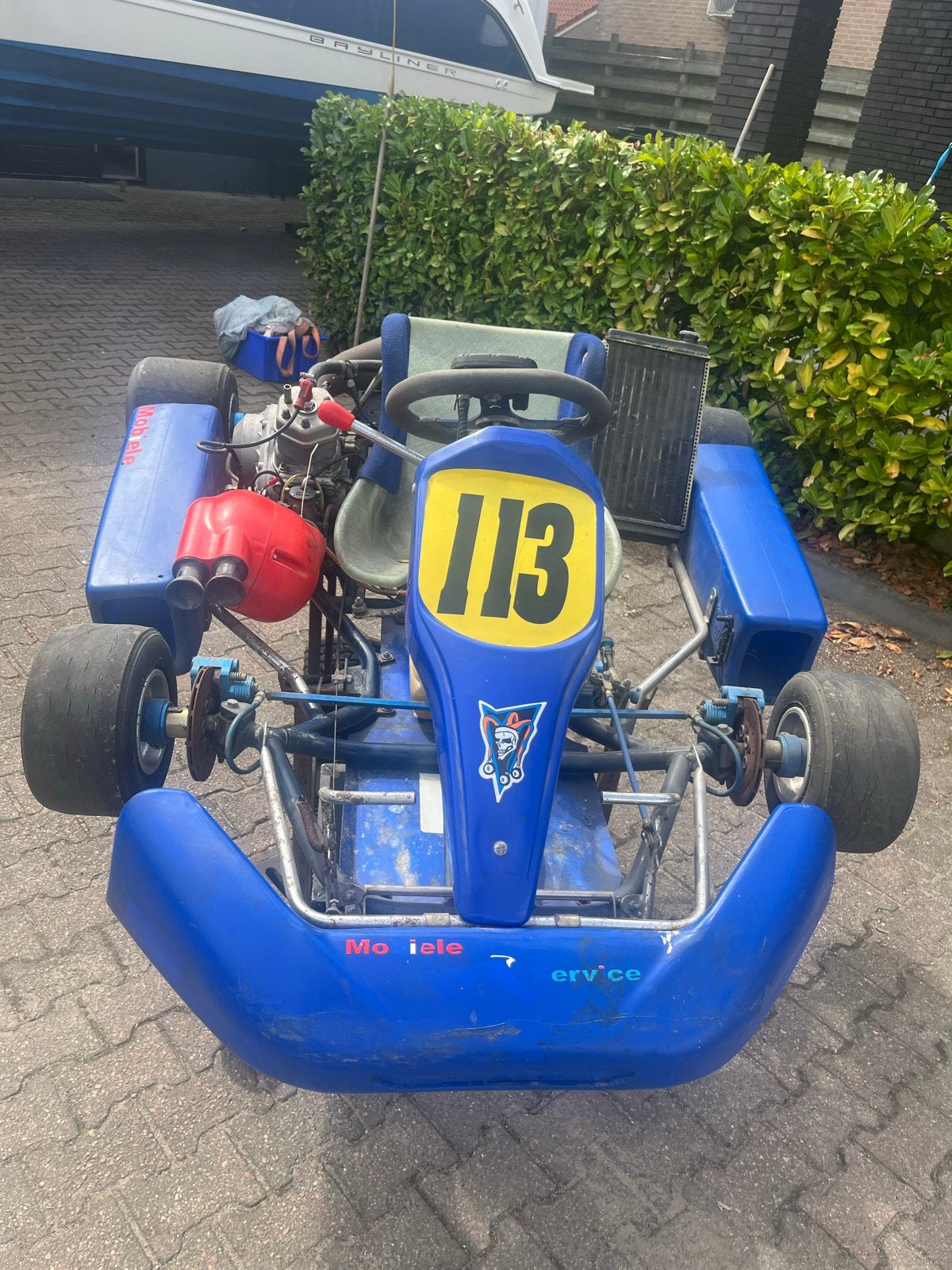 Kart met Pavesi 125 cc motor en 6 bak, Ophalen, Gebruikt, Kart