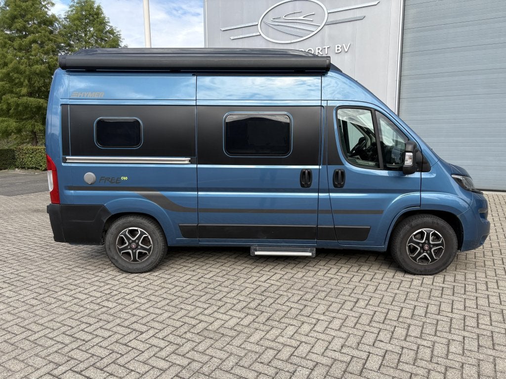 Hymer Free 540 Blue Evolution-2022-Automaat-1e eigenaar-, Automaat, Buscamper of Camperbus, Hordeur, Fiat
