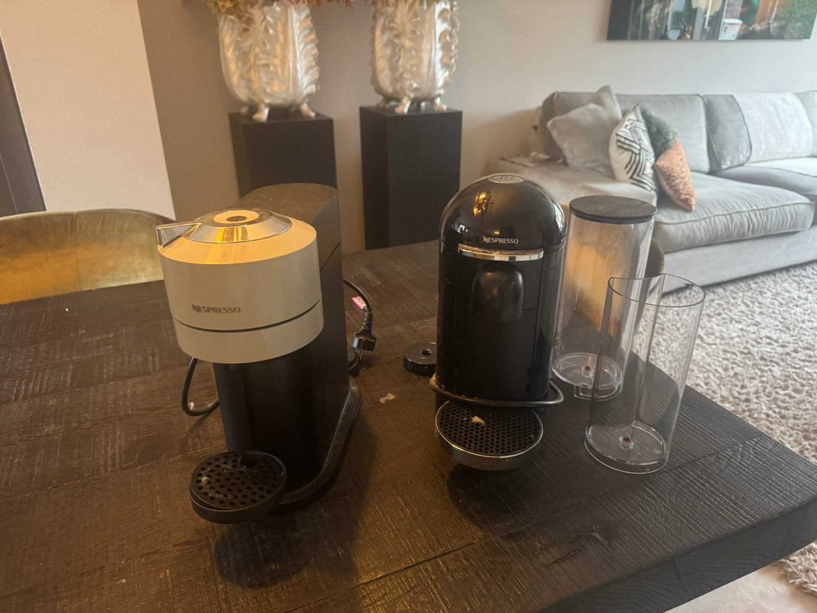 Koffie zet aparaten, Witgoed en Apparatuur, Afneembaar waterreservoir, Gebruikt, Espresso apparaat, Gemalen koffie