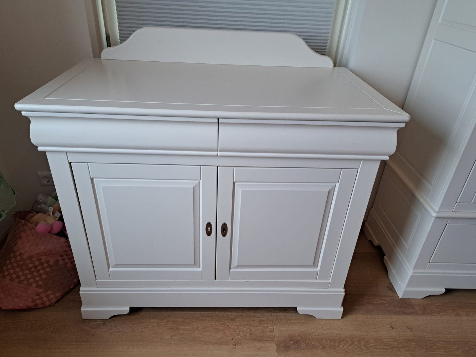 Witte baby- of tienerkamer commode Avignon, Ophalen, Gebruikt, 50 tot 70 cm, 100 cm of meer