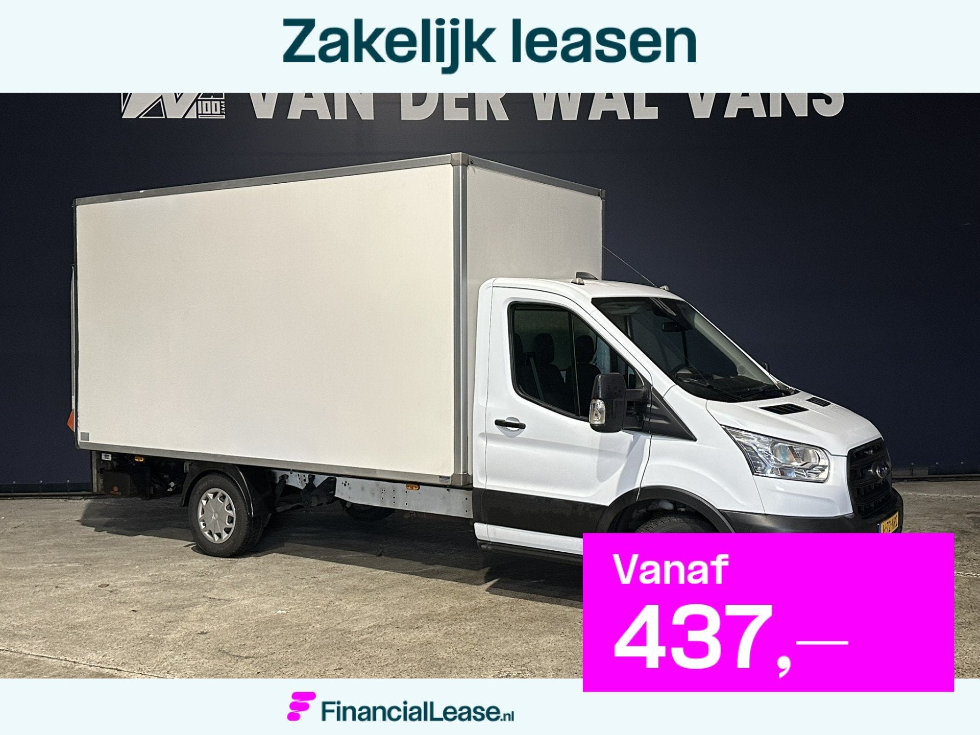 Ford Transit 2.0 TDCI 161pk Bakwagen Laadklep Euro6 Airco |, 4 cilinders, 160 pk, 2800 kg, Wit