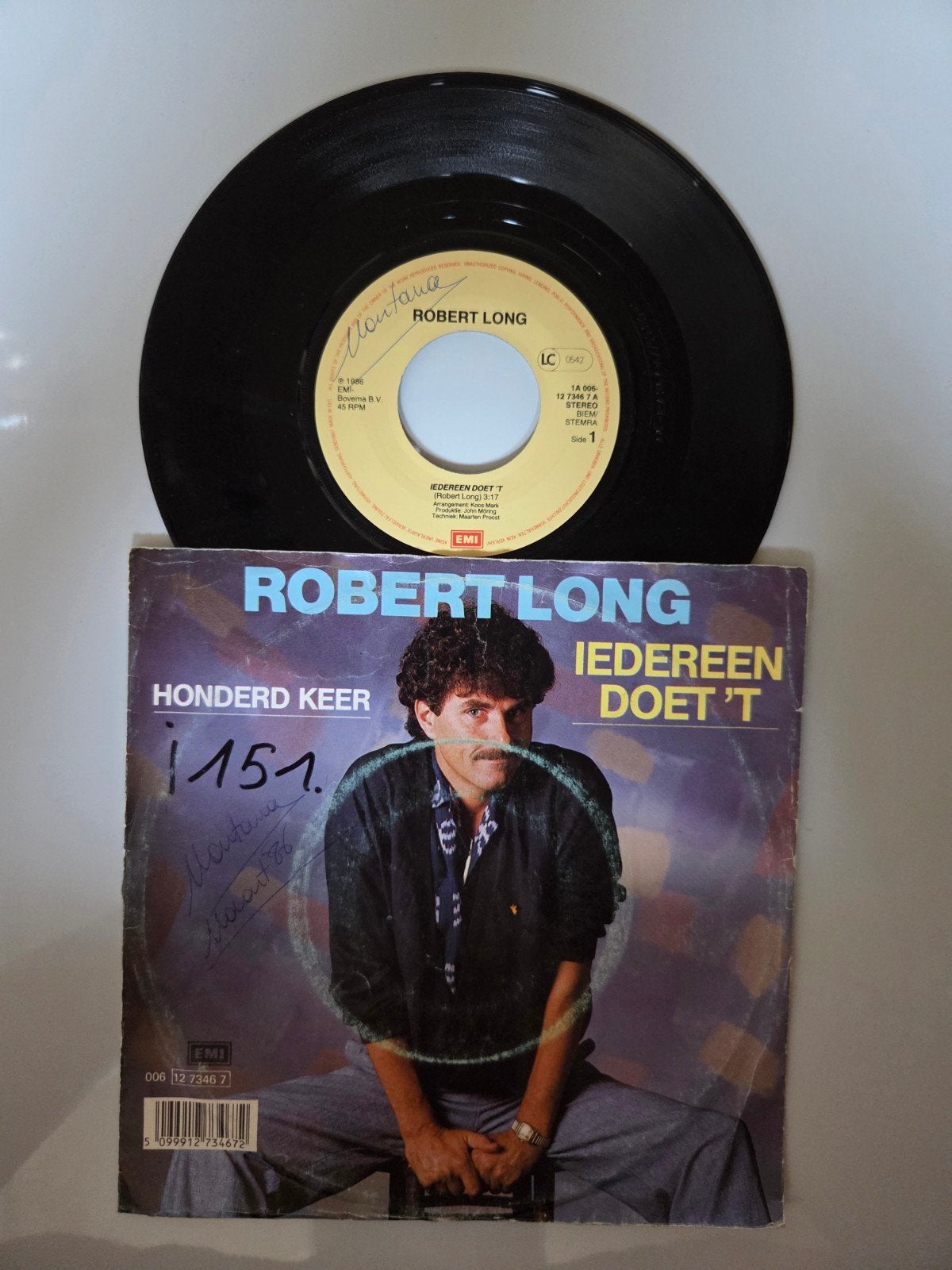 Robert Long - Iedereen doet 't, Ophalen of Verzenden, Gebruikt, 7 inch, Nederlandstalig