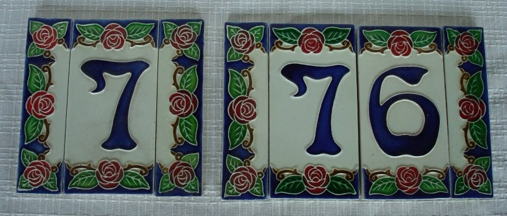 Huisnummer Tegels 5 7 7 6 9, Huis en Inrichting, Ophalen of Verzenden, Zo goed als nieuw
